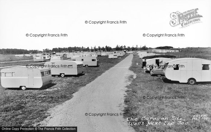 Photo of Wells Next The Sea, The Caravan Site c.1965