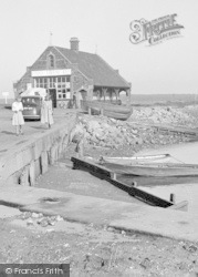 Wells-Next-The-Sea, The Embankment, Boathouse 1950, Wells-Next-The-Sea