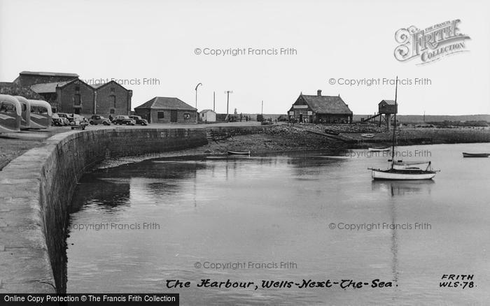 Photo of Wells Next The Sea, The Harbour c.1955