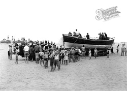 Wells-Next-The-Sea, The Motor Lifeboat & Tractor 1939, Wells-Next-The-Sea