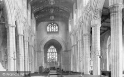 St Cuthbert's Church Interior 1890, Wells