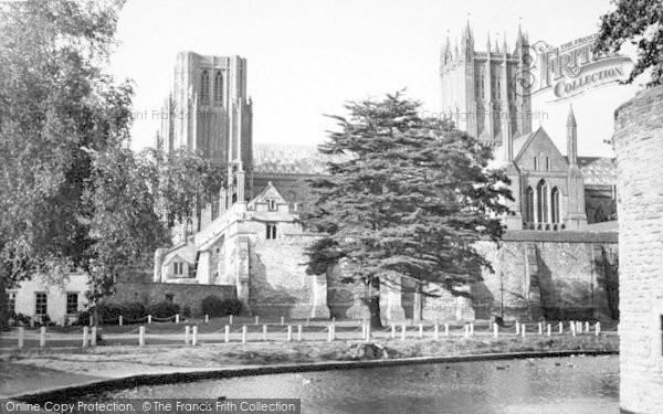 Photo of Wells, The Cathedral From The South c.1950