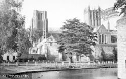 The Cathedral From The South c.1950, Wells
