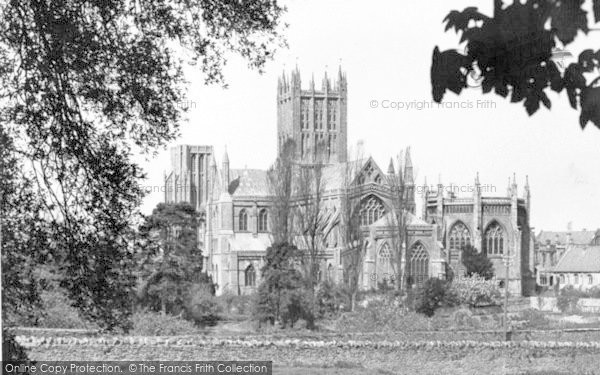 Photo of Wells, The Cathedral From Tor Hill 1955