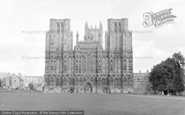 Photo of Wells, The Cathedral, West Front 1950