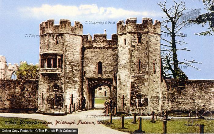 Photo of Wells, The Drawbridge, Bishop's Palace 1961