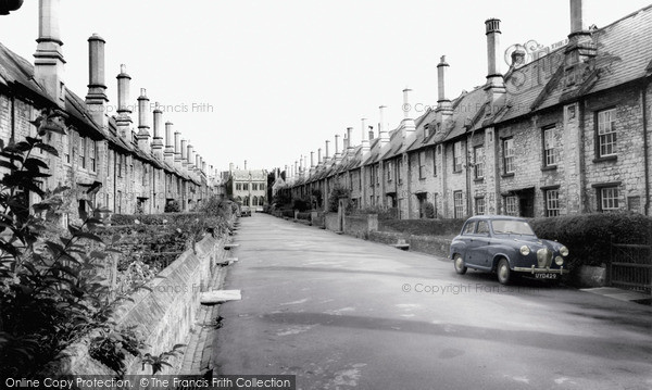 Photo of Wells, Vicars Close c.1963