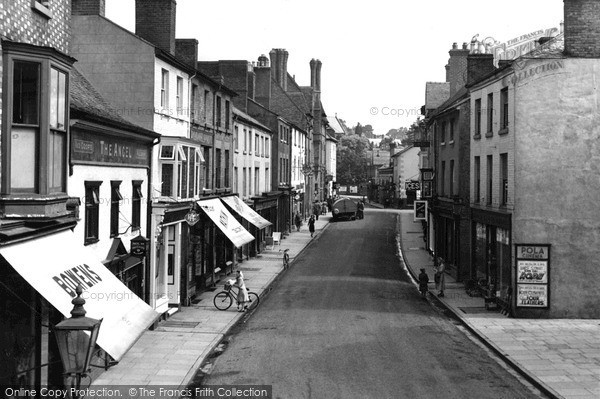 Photo of Welshpool, Berriew Street c.1955
