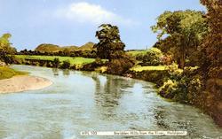 Breidden Hills From The River c.1960, Welshpool