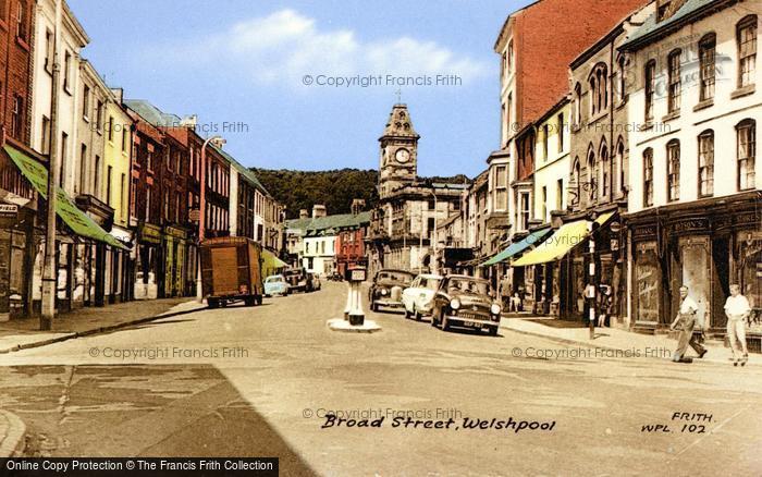 Photo of Welshpool, Broad Street c.1960