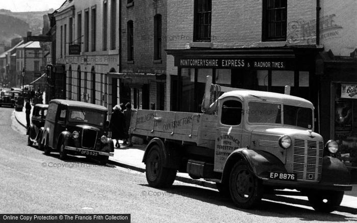 Photo of Welshpool, Builders' Truck c.1955