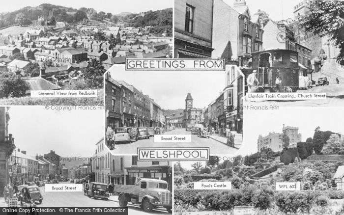 Photo of Welshpool, Composite c.1955