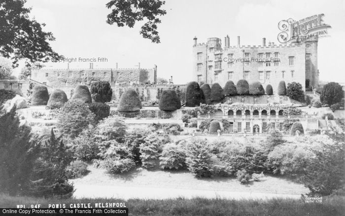 Photo of Welshpool, Powis Castle c.1960