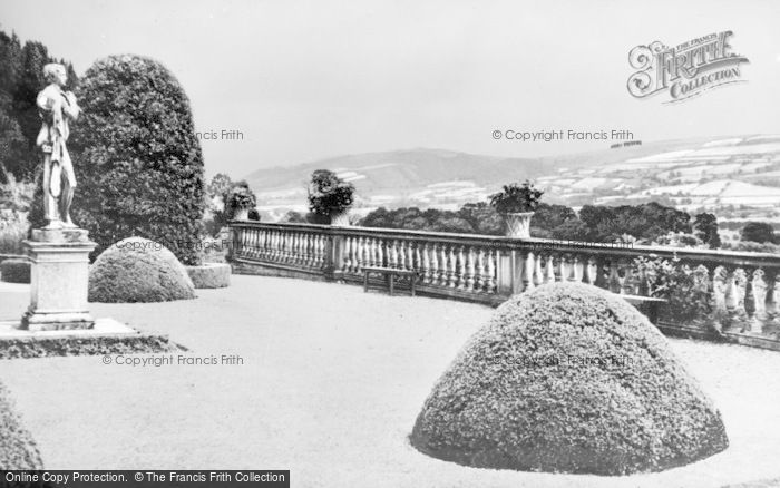 Photo of Welshpool, Powis Castle, The Terrace c.1955