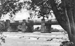 The Bridge, River Severn c.1955, Welshpool
