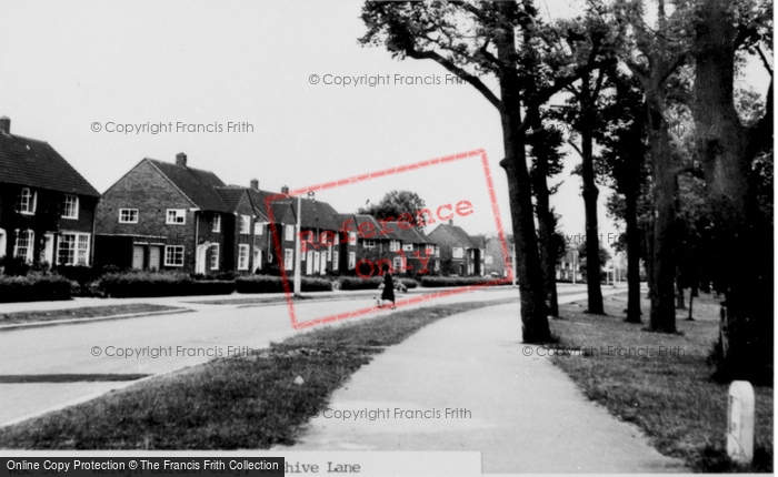 Photo of Welwyn Garden City, Beehive Lane c.1955