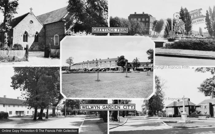 Photo of Welwyn Garden City, Composite c.1960