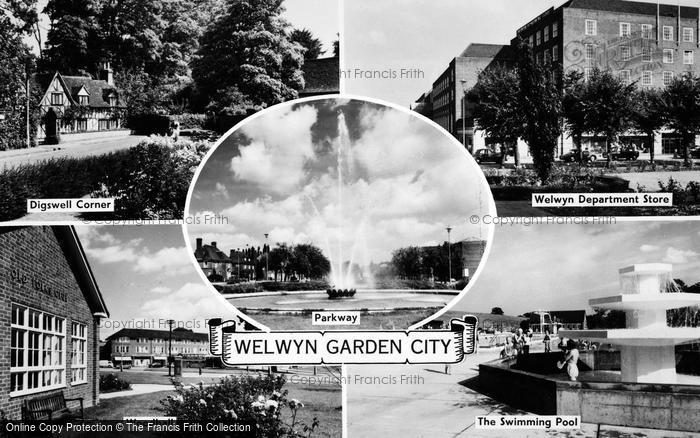 Photo of Welwyn Garden City, Composite c.1960