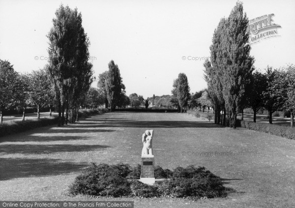 Photo of Welwyn Garden City, Statue Of Dawn, Parkway c.1960