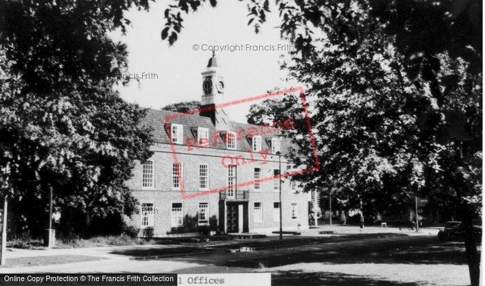 Photo of Welwyn Garden City, The Council Offices c.1960