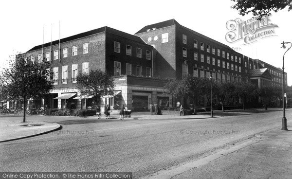 Photo of Welwyn Garden City, Welwyn Stores c.1955