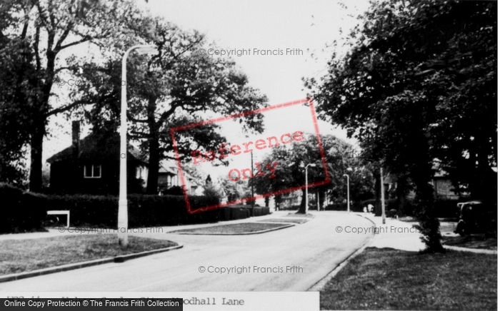 Photo of Welwyn Garden City, Woodhall Lane c.1955