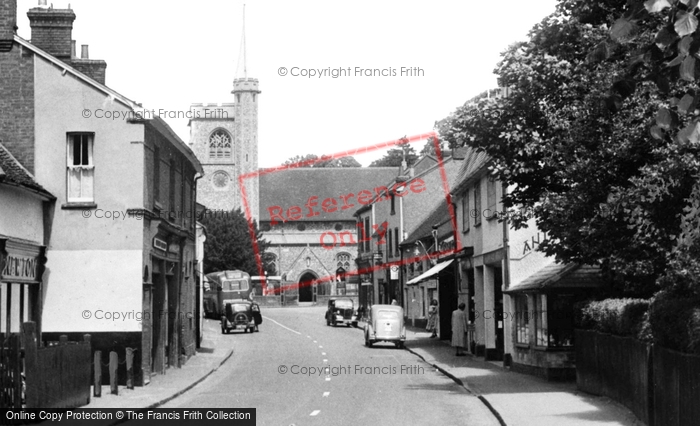 Photo of Welwyn, High Street c.1955