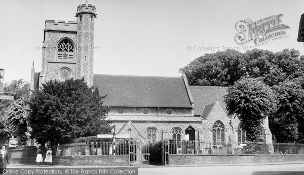 Photo of Welwyn, St Mary's Church c.1955