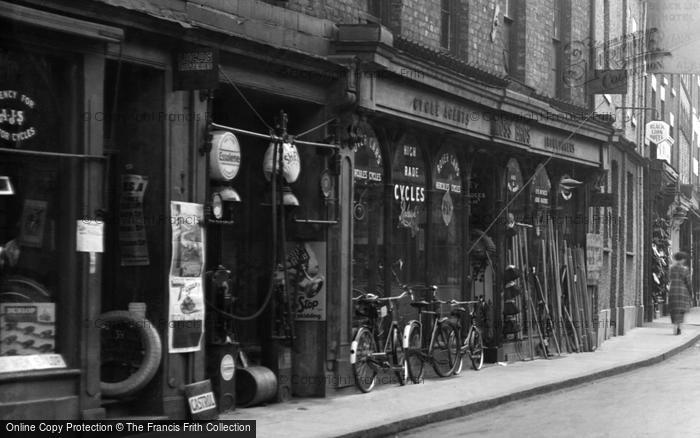 Photo of Wem, High Street Shops c.1936