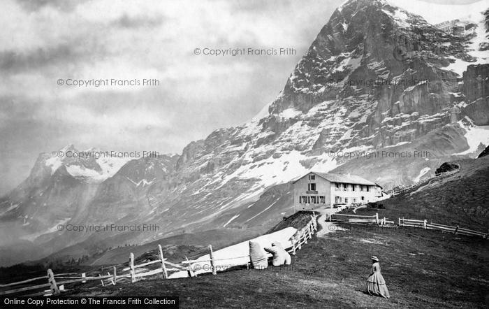 Photo of Wengernalp, View Towards Grindelwald c.1860