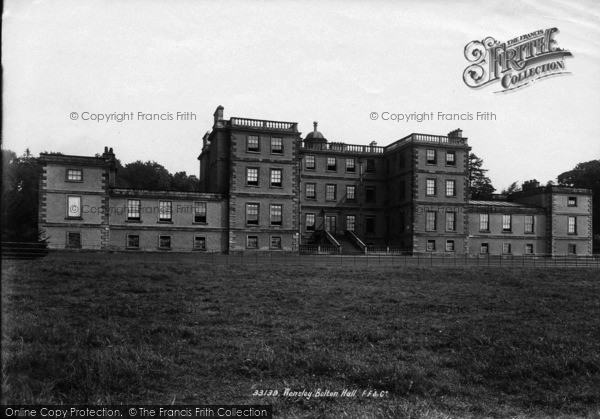 Photo of Wensley, Bolton Hall 1893