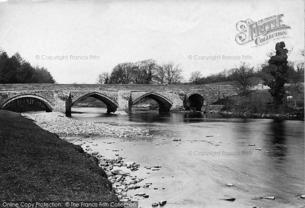 Photo of Wensley, Bridge 1889