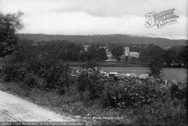 Photo of Wensley, Church 1893