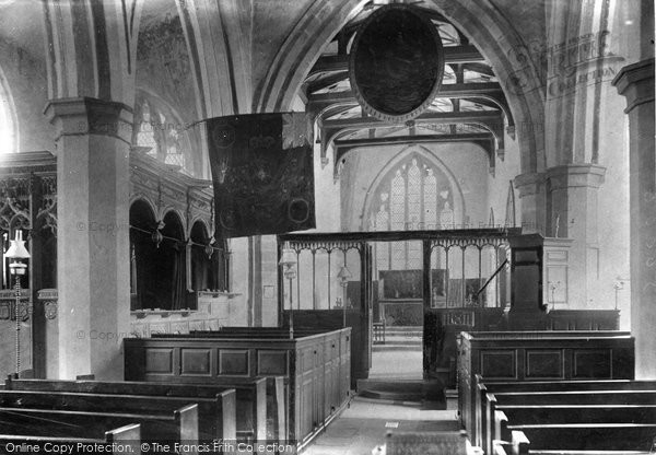 Photo of Wensley, Church Interior 1906