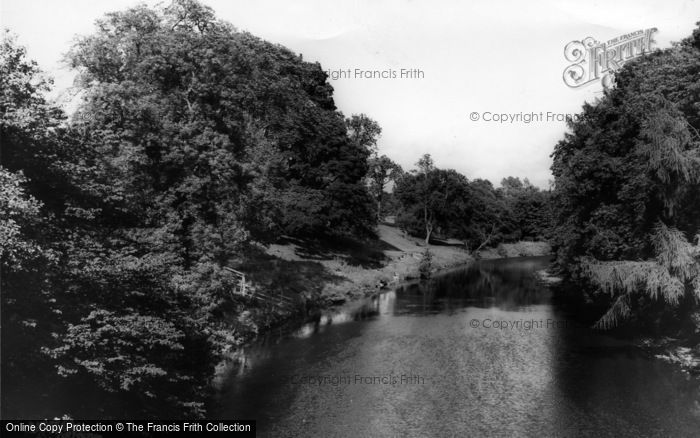 Photo of Wensley, The River c.1960