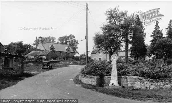 Photo of Wensley, War Memorial c.1955