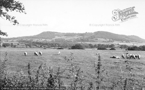 Photo of Weobley, Burton Hill c.1955