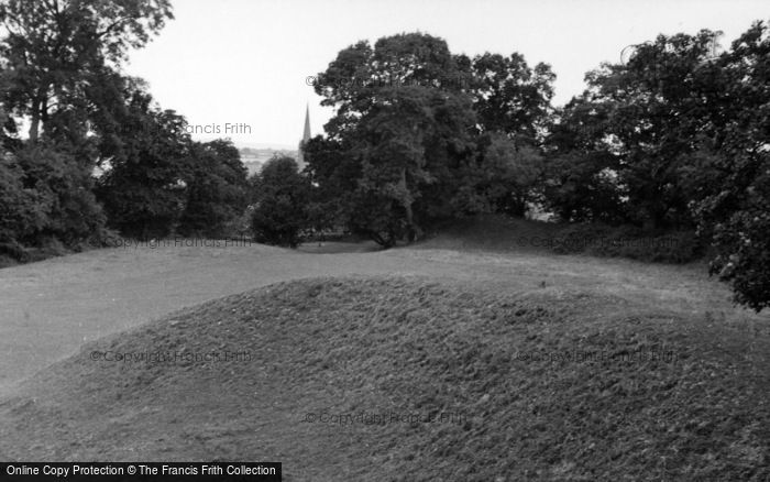 Photo of Weobley, Castle, From The Motte 1955
