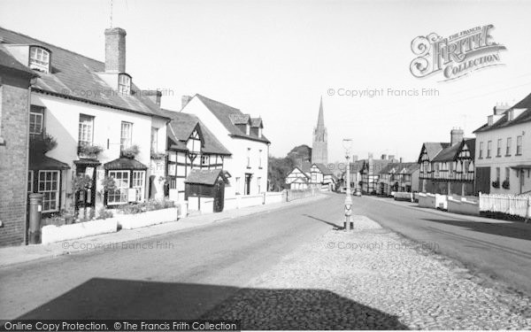 Photo of Weobley, High Street c.1960