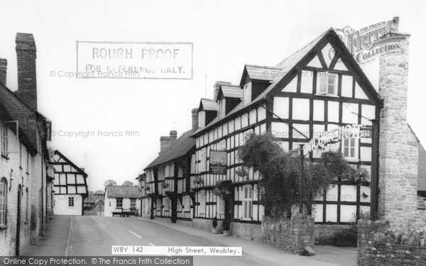 Photo of Weobley, High Street c.1965