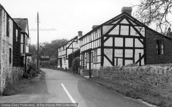 Photo of Weobley, Old Houses c.1955
