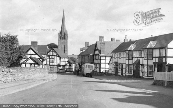 Photo of Weobley, The High Street c.1955