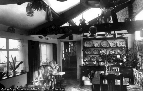 Photo of Weobley, The Tudor Tea Room Interior c.1960