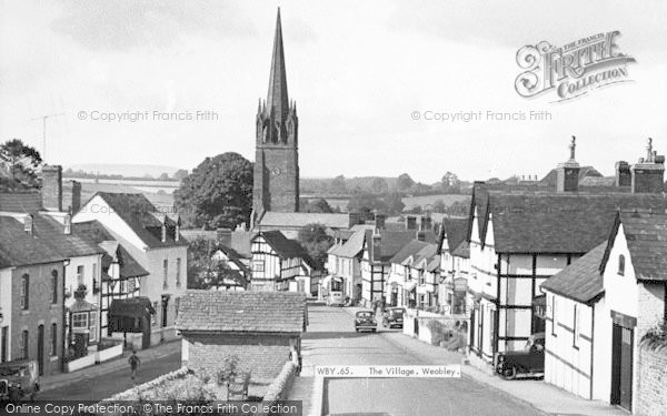 Photo of Weobley, The Village c.1955