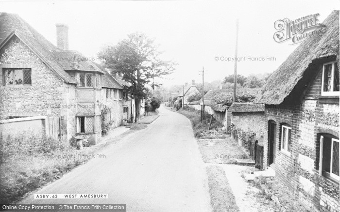 Photo of West Amesbury, The Village c.1960