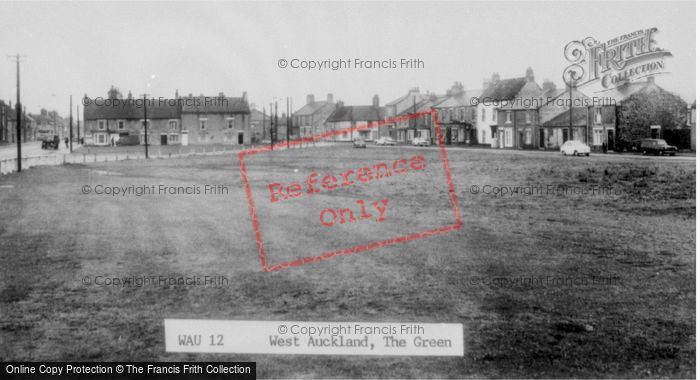 Photo of West Auckland, The Green c.1955