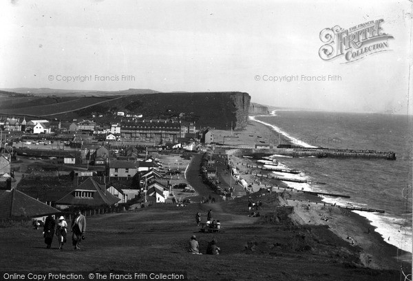 Photo of West Bay, Beach And  East Cliff c.1939