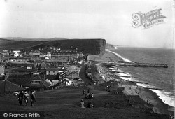 Beach And  East Cliff c.1939, West Bay