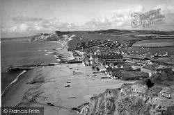 Coast From East Cliffs c.1939, West Bay