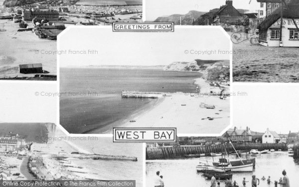 Photo of West Bay, Composite c.1955